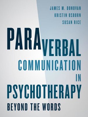 cover image of Paraverbal Communication in Psychotherapy